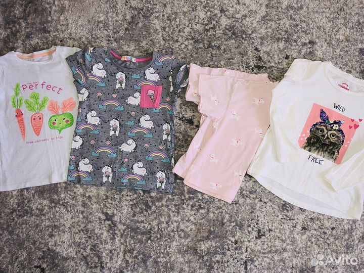 Фирменные вещи пакетом на девочку 110-116