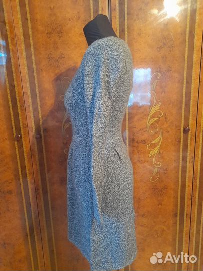 Платье теплое hallhuber шерсть 40-42