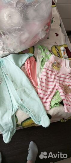 Детские вещи пакетом для девочек от0до6месяцев