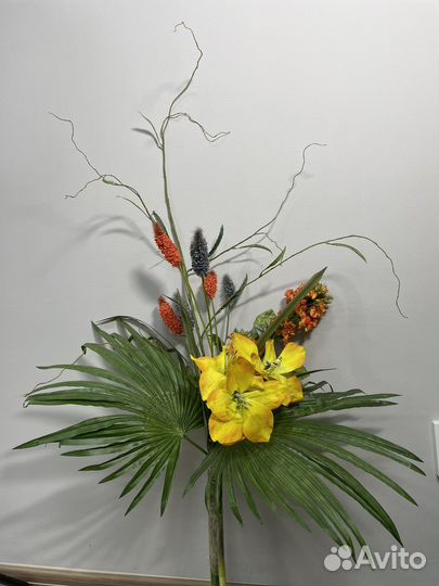 Искусственные цветы для декора бу