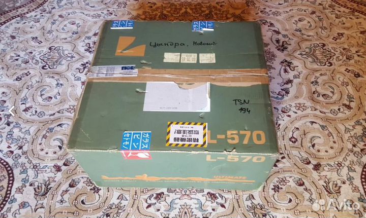 Оригинальная коробка от усилителя Luxman L 570