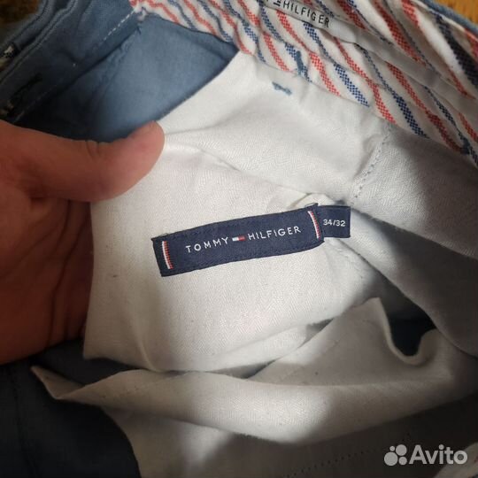 Брюки tommy hilfiger bleecker chino stretch 34/32