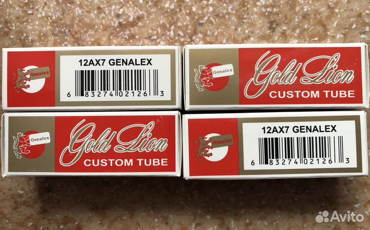 Радиолампы 12ax7 «gold lion”