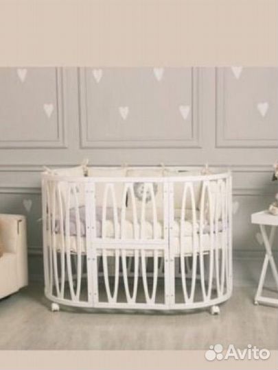 Детская кровать трансформер с маятником