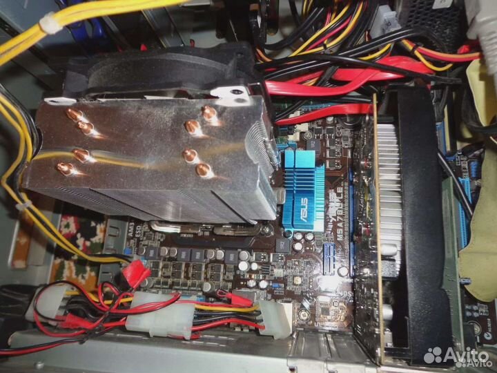 Материнская плата asus M5A78L LE +мощный процессор