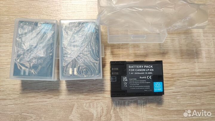 Аккумулятор Canon LP-E6 2650мАч