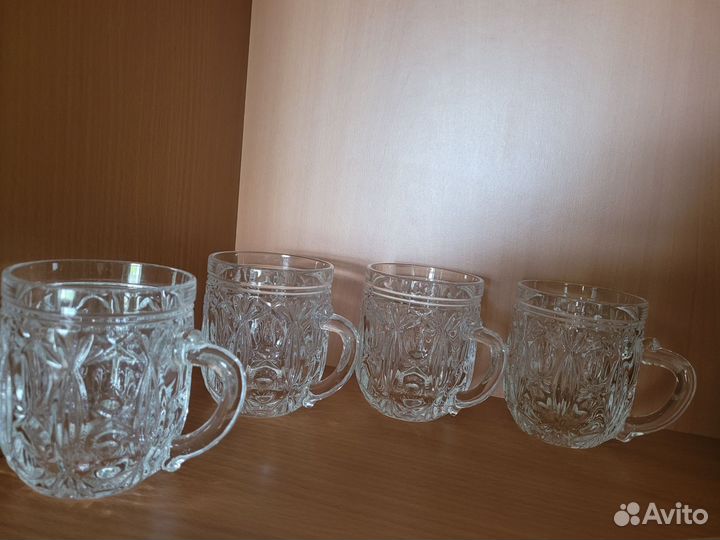 Пивные кружки, фужеры, рюмки, стаканы