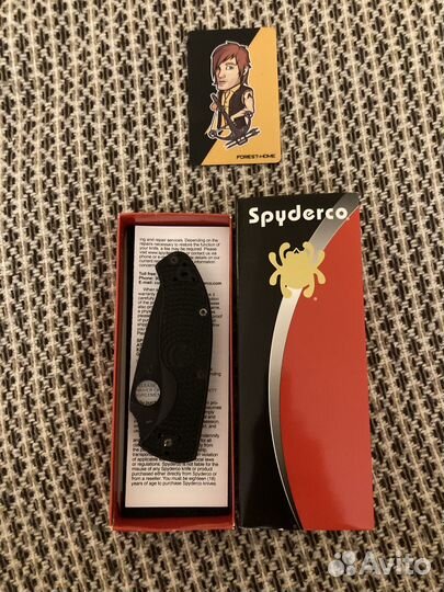 Spyderco Tenacious - оригинал, без клипсы