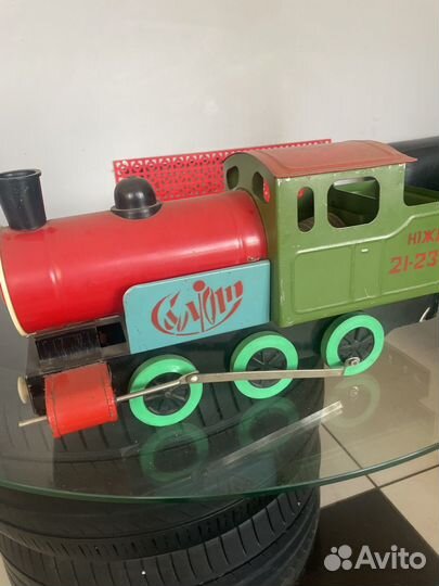 Игрушка паровоз СССР