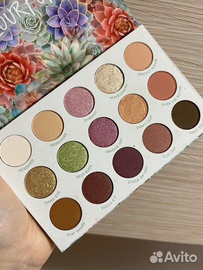 Палитра теней colourpop garden variety