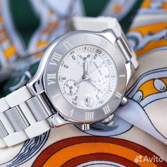 Оригинал Cartier MustDe Cartier Chronoscaph 21