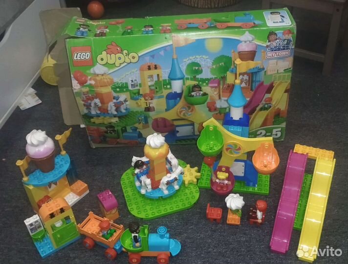 Конструктор lego duplo Большой парк аттракционов