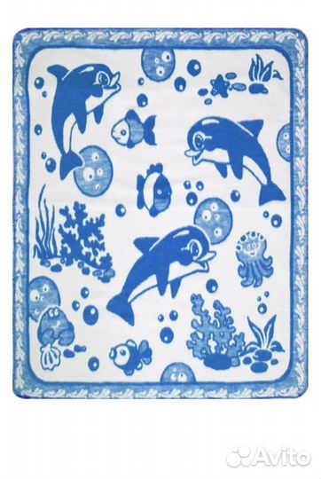 Детское байковое одеяло новое