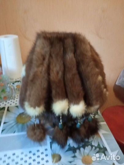 Шапка норковая женская