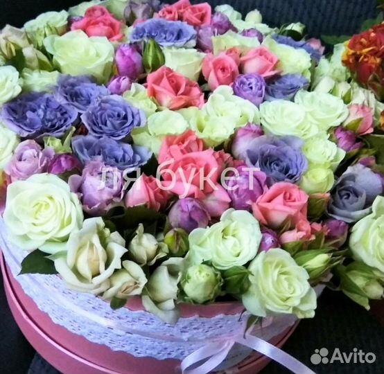 Цветы в коробке