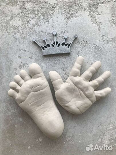 Слепки ручек и ножек 3d и 2d