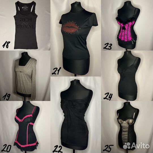 Лот винтажных вещей y2k