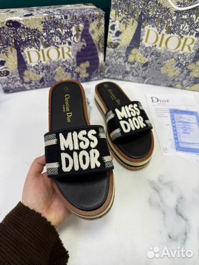 Шлепки женские Christian Dior Размер 36-40