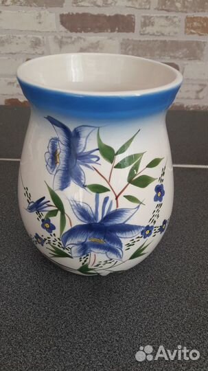 Вазы декоративные +салфетница. Фаянс