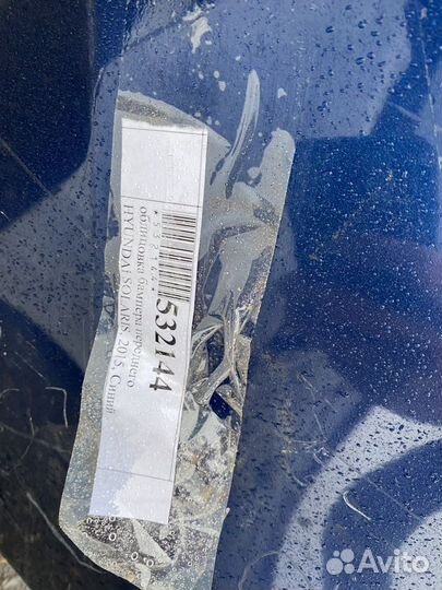 Бампер передний solaris 2015