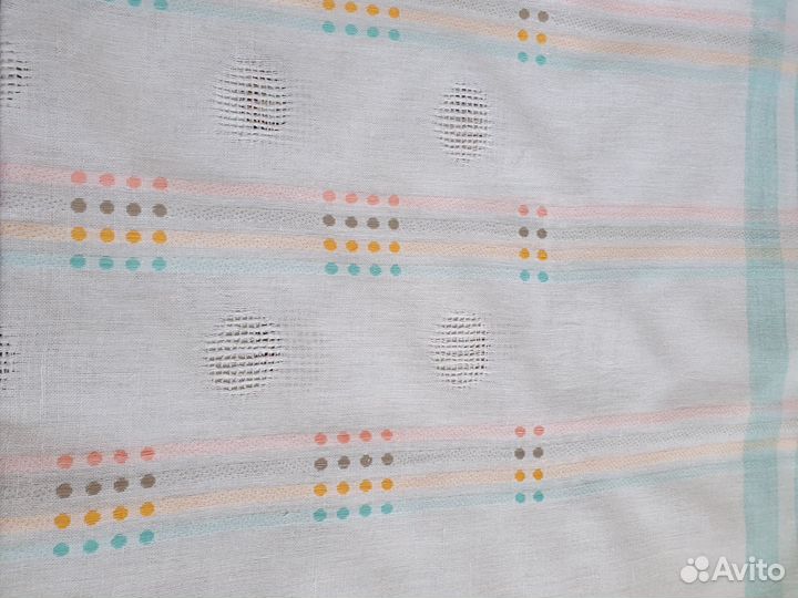 Винтажная льняная скатерть СССР