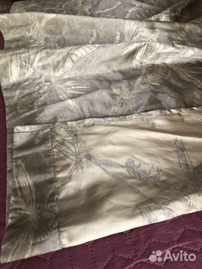 Гардины с тюль-вуаль