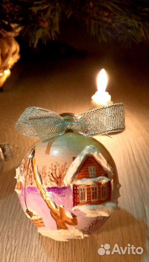 Ёлочные игрушки ручной работы