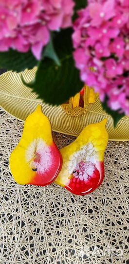 Тарелочки из эпоксидной смолы