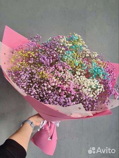 Букет из гипсофилы доставка