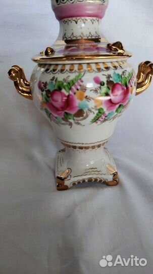 Самовар с чайником Гжель