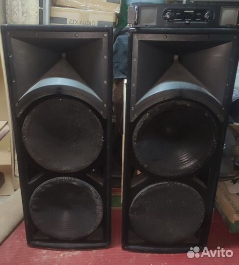 Колонки пассивные Fender/EVM 750W и усилитель