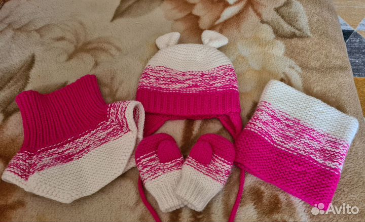 Комплект шапка и шарф