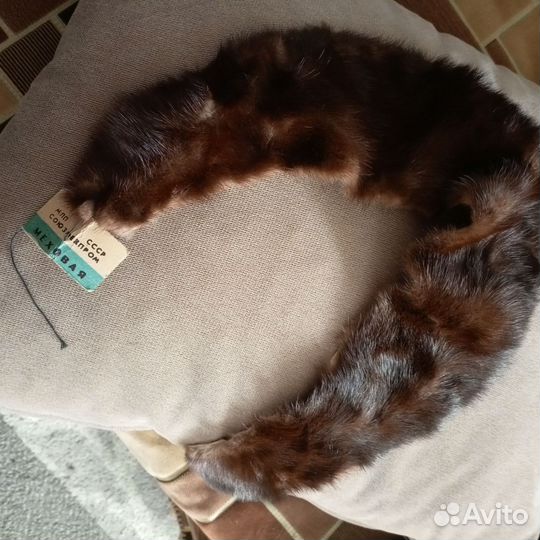 Меховой воротник норка