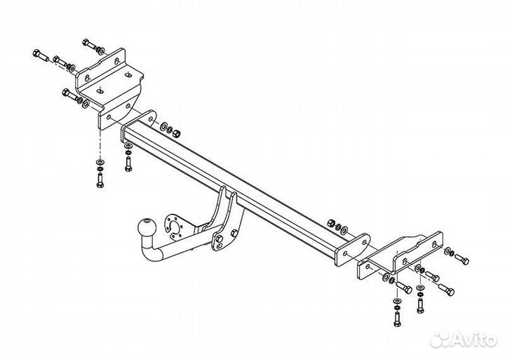 Фаркоп KIA sportage (2010-2015)