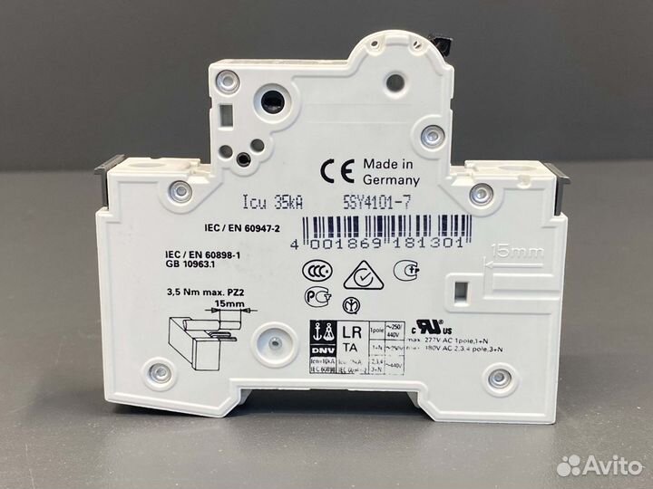 Siemens 5SY4101-7 новый, 44 шт