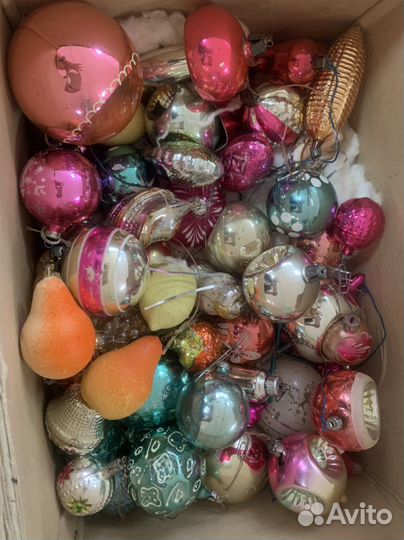 Ёлочные игрушки и украшения СССР