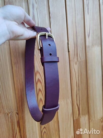 Ремень мужской из натуральной кожи (ручная работа)