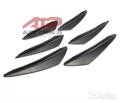 Канарды для бампера 6шт (универсальные)