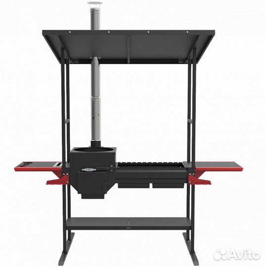 Печь-мангал Искандер - 400 Инклайн Эйр