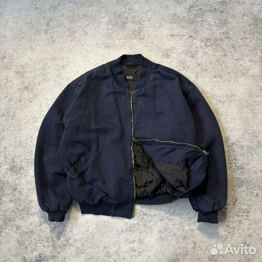 Hugo Boss Vintage Bomber Distressed