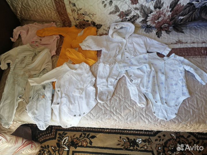 Детские вещи пакетом на девочку от 0 до 6 месяцев