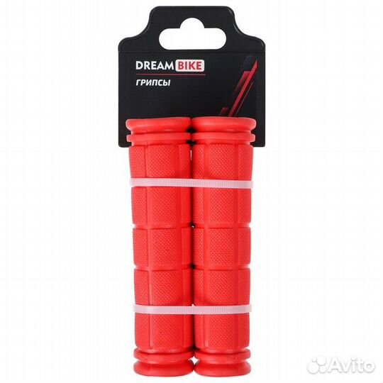 Грипсы 115 мм, цвет красный