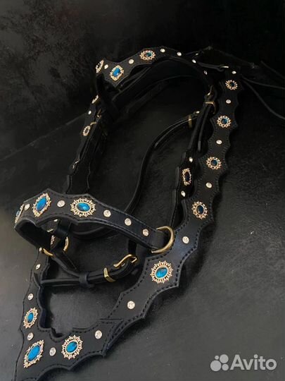 Оголовье + подперсье для лошади в барочном стиле