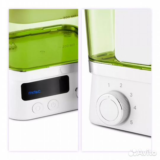 Ирригатор Kitfort кт-2917-3, белый, салатовый