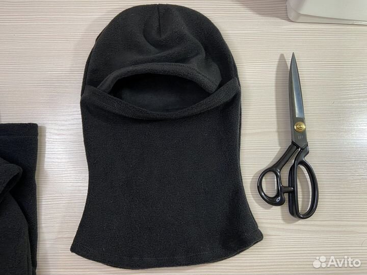 Балаклава (зимняя, флисовая, черная)
