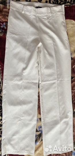 Брюки палаццо белые женские новые