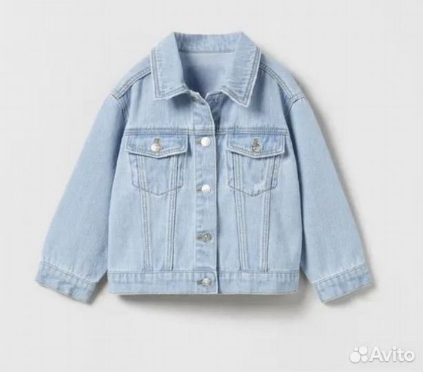 Джинсовая куртка zara 92