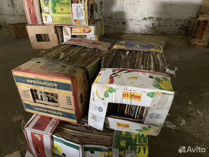 Банановые коробки б/у