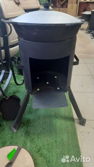 Печь+казан 4литра узбекский