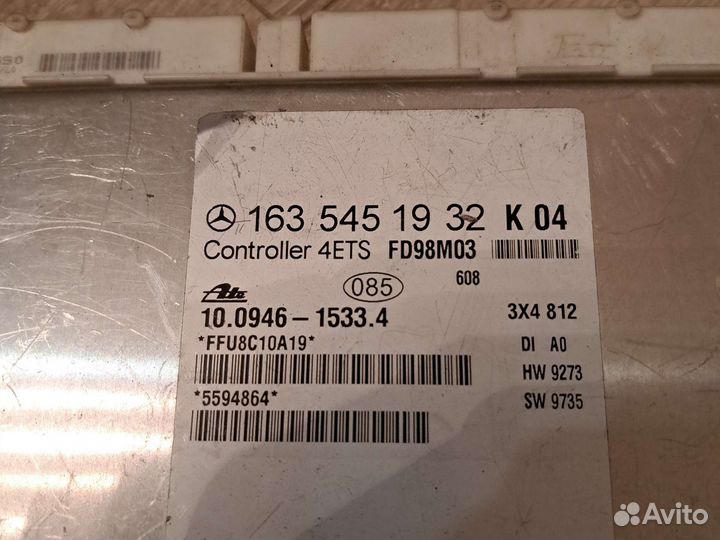 Блок ESP на Мерседес ML320 W163